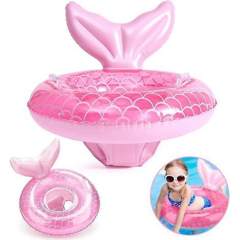 Babyschwimmring, aufblasbarer Babyschwimmring mit Sicherheitssitz, Babyschwimmring für Babys/Kleinkinder von 6-36 Monaten und zum Schwimmtraining (Unterhitze) (1/4)