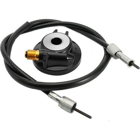 12-mm-Tachometerantriebsritzel mit 100 cm langem Kabel (GY6 50ccm/150ccm Rollerteile) + Tachometerkabel, Universalkabel für Motorradtacho, Tachometerkabel (1/4)