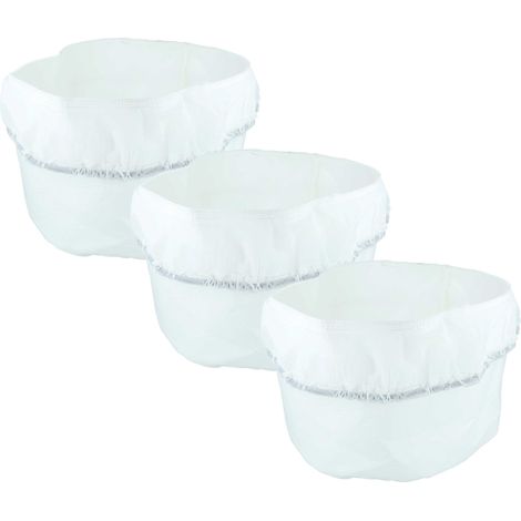 vhbw 3x Feinfilter Ersatz für Thomas 787217 für Staubsauger - Vliesfilter Weiß