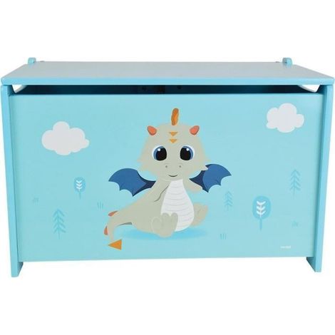 Baule Fun House LEON THE DRAGON Legno 40 x 58 x 36 cm (1/3)