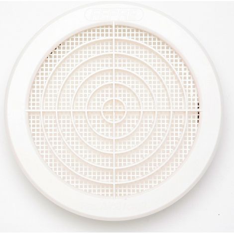 Rejilla de ventilación en abs natural Diam.18,2 cm Centrale Brico