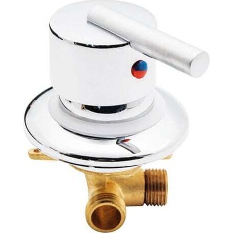 Shower Room Mixer Hot and Cold Water Mixing Valve G1/2" Mixer Shower Cabin Mixer