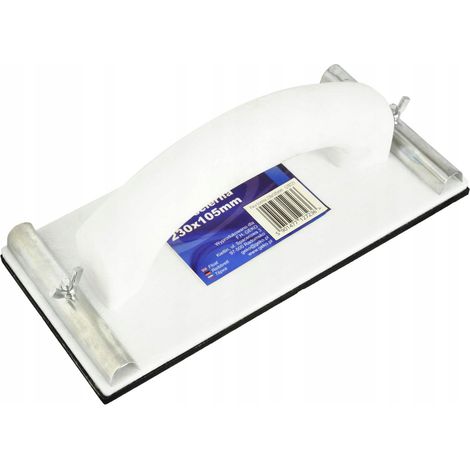 Bloc de ponçage geko g78721 plastique surface caoutchouc (1/3)