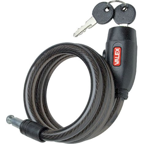 Lucchetto a spirale valex 1961125-con chiave