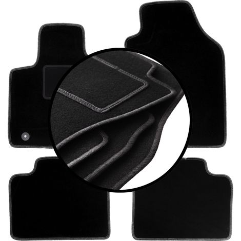 Jeu de tapis de sol en velours pour : Lancia Ypsilon III hatchback (2011-)