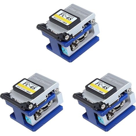 3X FC-6S Couperet à Fibre Dénudage Outils de Coupe Coupe-Câble à Fibre Optique Contact à Froid Outil FTTH Dédié (1/5)