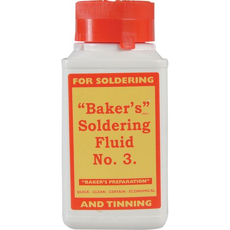Baker's 61037 No.3 Soldering Fluid 125ml BAK125