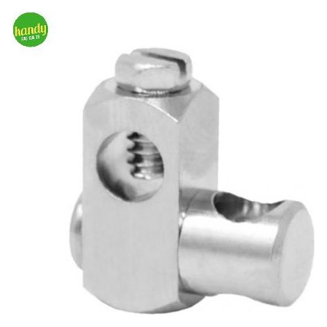 Morsetto ferma astina Ambra in ottone