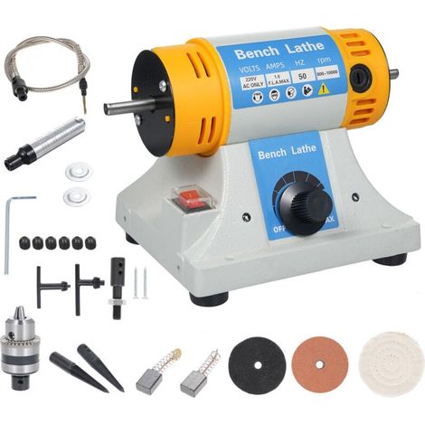 320 W 10000 U/min Tischpolierer Poliermaschine Kleine Holzgravur Elektrische Schmuckschleifmaschine Schleifmaschine für Jadeschnitzerei, Holzschnitzerei (1/5)