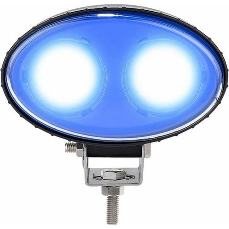 Luce di sicurezza ovale LED blu 10-110V 10W 500LM per carrelli elevatori (1/5)