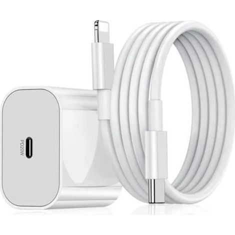 3er-Packung Lightning-auf-USB-C-Ladekabel (2 m) – Schnelles und langlebiges Laden und Synchronisieren, Weiß (1/5)