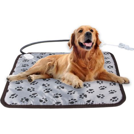 Tapis chauffant pour animaux de compagnie, coussin chauffant imperméable, panneau chauffant, couverture électrique à température constante, protection anti-morsure, réglage de la température pour chie (1/5)