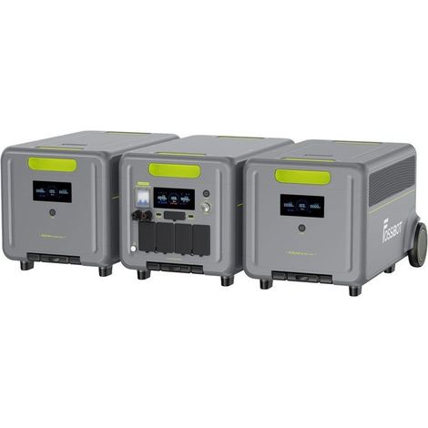 Generatore elettrico - FOSSIBOT - F7200 - 5,22 kWh - 7 200W continuo - Batteria LiFePO4 6500 cicli