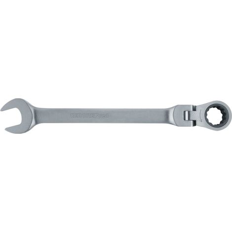 Gedore RED 3300879 Llave mixta con carraca plateada 13 mm