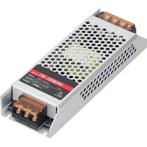 Alimentation à découpage LED ultra plate 150W, transformateur industriel 24V, entrée AC90-264V, convertisseur pour bandeaux lumineux, bloc d'alimentation silencieux (1/5)
