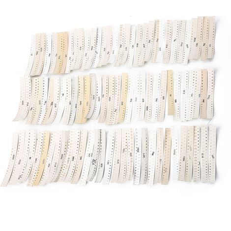 1800 Stück SMD-Widerstände 0603 1/10 W 90 Werte Sortimentssatz Elektronische Bauteile 1 % Genauigkeit (1/5)