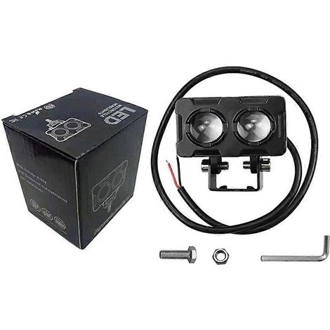 12V/24V/25W LED-Motorradscheinwerfer, leistungsstarker Projektor für Auto, LKW, SUV, Fernlicht und Fahrlicht