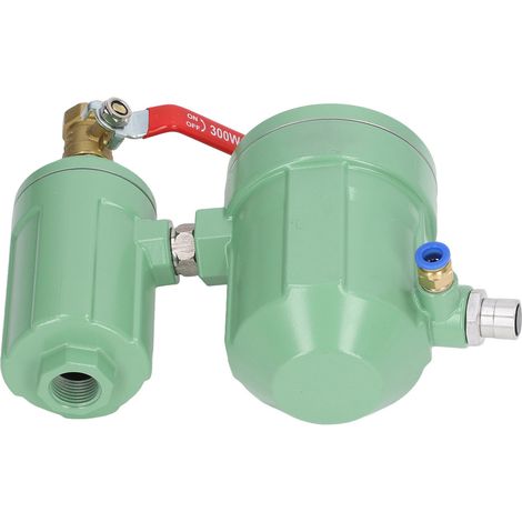 Filtre automatique à haut débit, séparateur d'eau, vanne de purge côté réservoir de compresseur d'air, entrée G1/2 po, sortie G1/4 po (1/5)