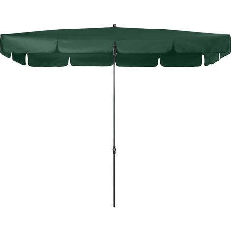 Doppler Sonnenschirm "Sunline Waterproof III 260 x 150", 2,60 x 1,50 m, dunkelgrün, Bezug aus 100% Polyester, Gestell aus Stahl, 4,7 kg Sonnenschirm "Sunline Waterproof III 260 x 150", dunkelgrün, 260