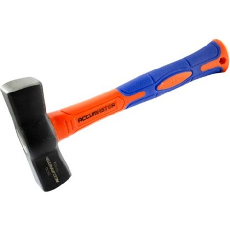 Maceta De Albañil Mango Fibra Vidrio 1kg Acero Carbono Forjado