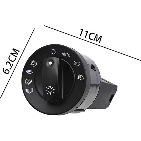 8E0941531D est applicable aux voitures Audi A4, B6 et B7, y compris les fonctions de phares, de feux de brouillard et de commutateur rotatif de phares. (1/4)