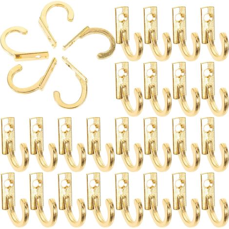 100 Pièces Mini Crochets Muraux Vintage en Alliage de Zinc (1/5)