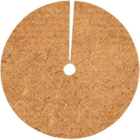 Disques de paillage en fibre de coco Ø 30 cm, lot de 6, tapis de protection pour plantes et arbres, pour jardin et aménagement paysager (1/5)