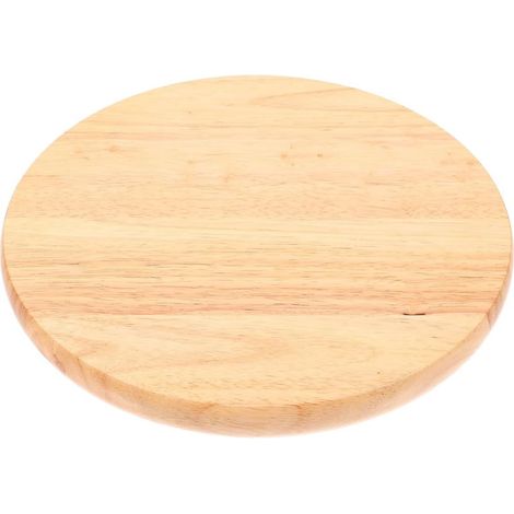 Runder Hocker aus Massivholz, Healeved, einfach zu montieren und mit bequemer Sitzfläche. (1/5)