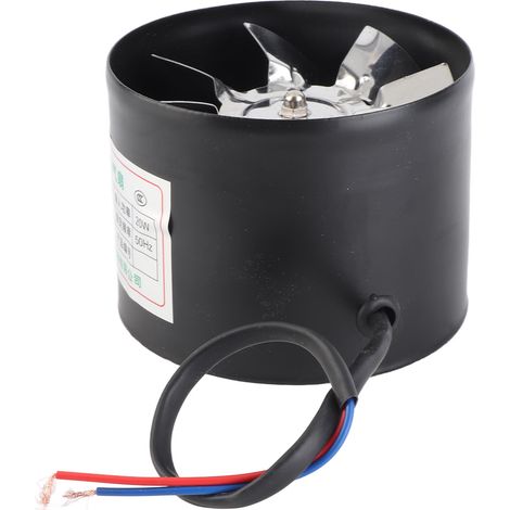 Runder Inline-Ventilator für Kanalverstärker, langlebig, geräuscharm, [Ventilation/Metall/97x72mm/500g] (1/5)