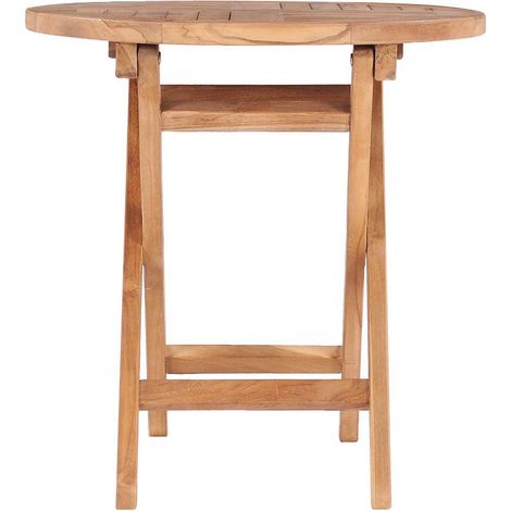 Maison Exclusive - Gartentisch Klappbar 45 cm Massivholz Teak (1/5)