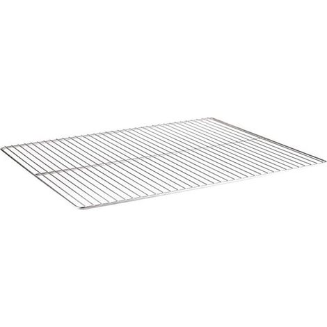 APS GN 2/1 vassoio da portata, scaffale da cucina, aiuto cucina, griglia da cucina, lucidato elettroliticamente, spessore filo 3mm, filo telaio 6mm, 65 x 53 cm, acciaio inossidabile 18/10, qualità ext