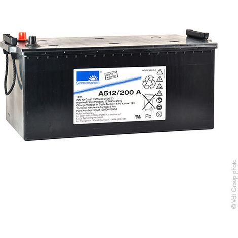 Sonnenschein - Batterie plomb etanche gel A512/200A 12V 200Ah Auto