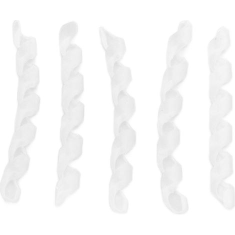 Lot de 5 gaines spiralées transparentes en caoutchouc résistant et antifriction pour câbles de frein et de dérailleur de vélo. (1/5)