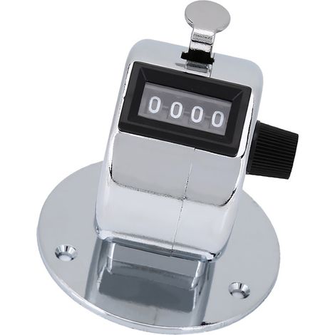 Compteur manuel métallique 4 chiffres pour sports et golf (1/5)