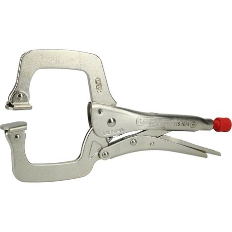 KS TOOLS Schraubstockspanner abnehmbare Backen - 285 mm - 2780g - 115.1074