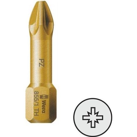 punta atornillar mango 1/4'' torsion pz 25mm punta atornill pz2 (1/2)