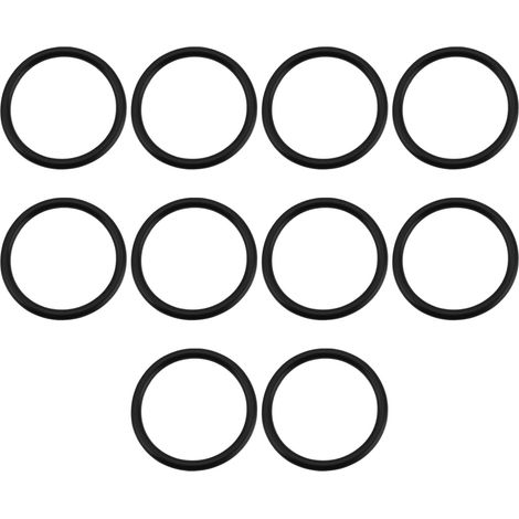 Joints toriques de raccord - Lot de 10 - Caoutchouc résistant - Étanchéité parfaite tuyau 32mm - Pour pompes filtre piscine - Dimensions 25x30,3x2,65 mm (1/5)