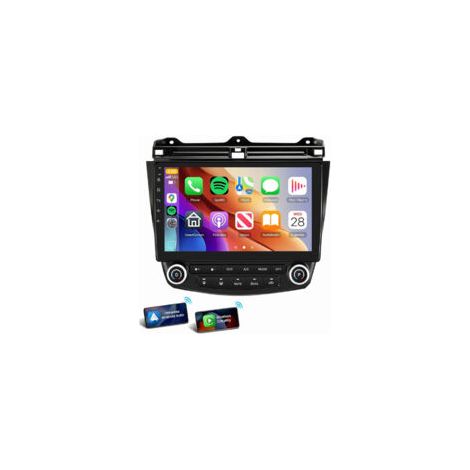 Autoradio Carplay avec navigation GPS et WIFI pour Honda Accord 7 VII (2003-2007) 1+32G