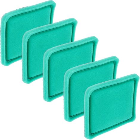 vhbw 5x Vorfilter kompatibel mit Toro 493537S, 493537, 20025, 20028, 20029, 20035, 20048 Rasenmäher - Filter, 12,5 x 10,5 x 0,95 cm