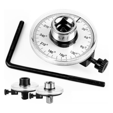 Calibradores angulares de 1/2", llave de mango largo de alta dureza, herramienta de medición, accesorio para mantenimiento y reparación de automóviles. (1/5)