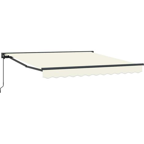 Tenda Retrattile Crema 300x250 cm Tessuto vidaXL (1/5)