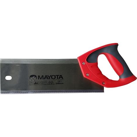 Segaccio legno 300mm lama acciaio 65mn con dorso