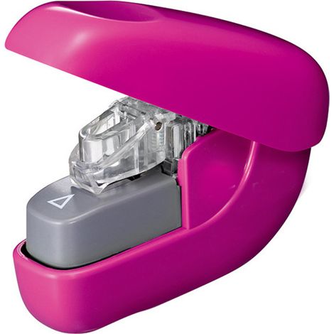 Agrafeuse Compacte - Capacité 12 Feuilles - Plastique Résistant - Pour Bureau Maison Voyage - 1 Pièce (1/5)