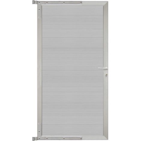 MAX-Tor-Komplettset 90 x 173 cm, Fül. smoke white