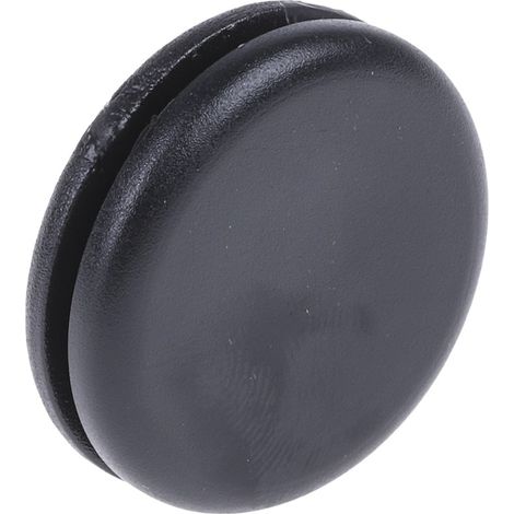Passe-fils aveugle RS PRO en PVC, Ø câble max. 16mm, panneau 1.5mm max, Ø découpe 20mm ( Prix pour Boîte de 100 )