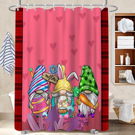 Rideau douche imperméable polyester 180x180 infroissable rideau imperméable pour une colocation (1/5)