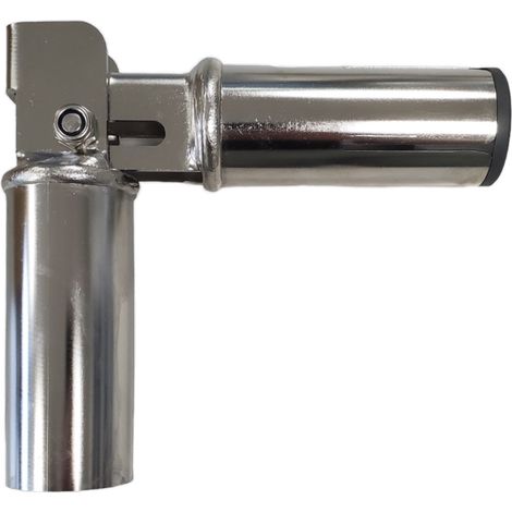 Articulation pour échelle inox – Tube 43mm – Acier inoxydable poli – Installation simple dans le sabot d'ancrage – Piscineo