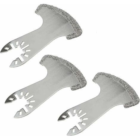 Set of 3 oscillating blades for grout saw - (1/5)