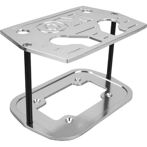 Batteriehalterung aus Aluminiumlegierung für Optima 34/78 Batterie, robust und langlebig, silberfarben. (1/5)