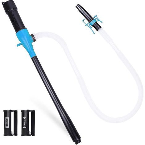 Applicable Pompe à Eau Pompe De Transfert De Liquide Alimentée Par Batterie Pompe Et Gaz 9.5 L/Minutes (Extra Long Hose & Fixed Nozzle)